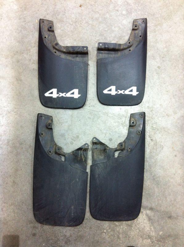Tacoma mudflaps set used 4x4 oem 