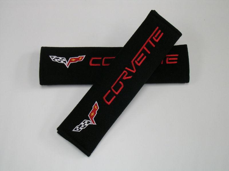 Corvette seat belt pads c6 1962 z06 1963 1965 1966 1967 1968 1969 z06
