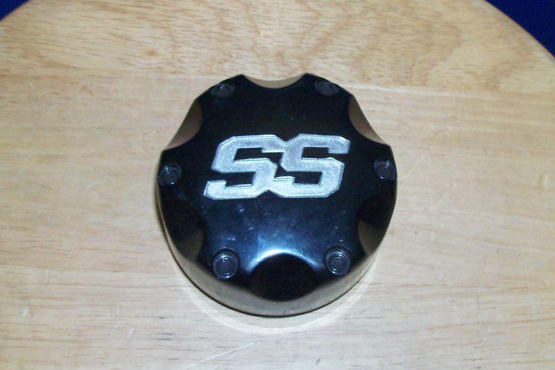 Single black itp ss center hub cap p110ssp110ssb  for 4/110 and 4/115