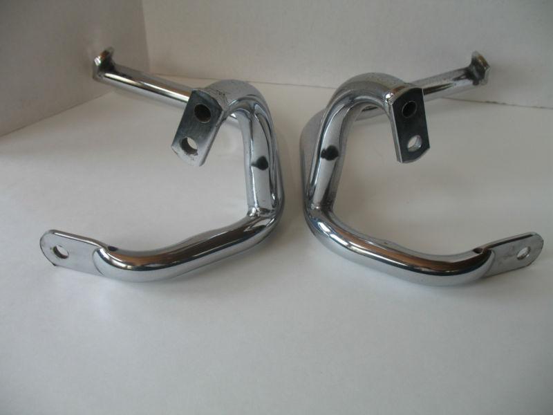 Sell Honda CX500 Chrome Engine Guards Crash Bars w/Mounting Brackets