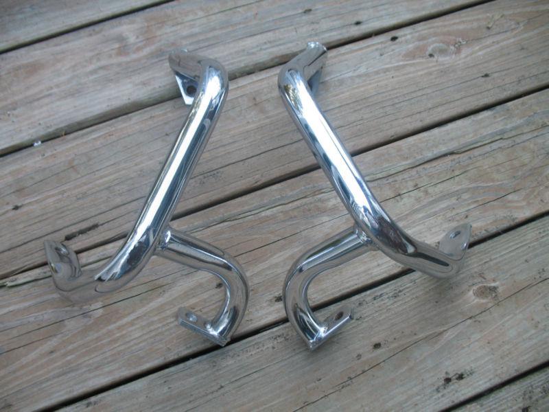 Sell Honda CX500 Chrome Engine Guards Crash Bars w/Mounting Brackets