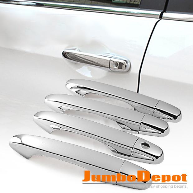Triple chrome door handle cover trim kits brand new style 8p for honda cr-v 2012