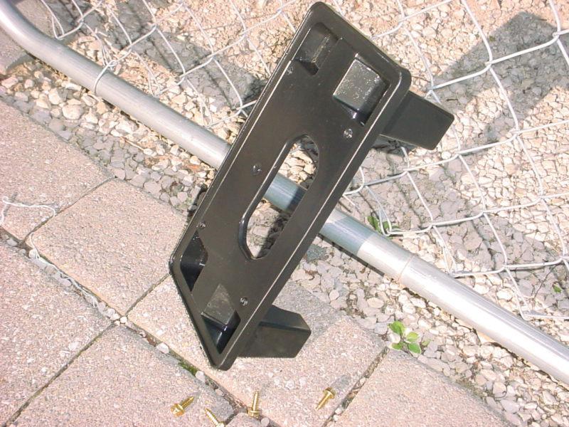  2010-2012 honda accord crosstour front license plate mount bracket oem 