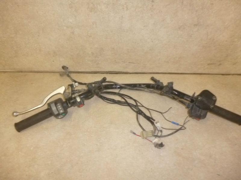 07 2007 yamaha grizzly 450 4x4 handle bars controls switch left right  oem #1111