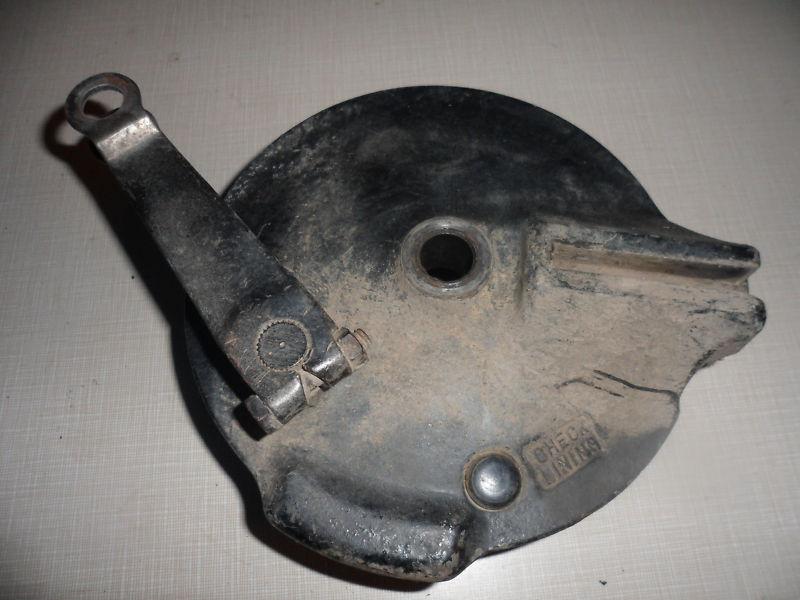 1979 yamaha mx175 mx 175 rear brake plate