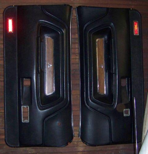 Original 1970 dodge challenger power window door panel set of 4 front,rear
