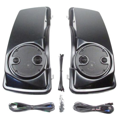 Sell J&M AUDIO ROKKER 7.25" Saddlebag Lid Speaker Kit HarleyDavidson Touring 982013 in