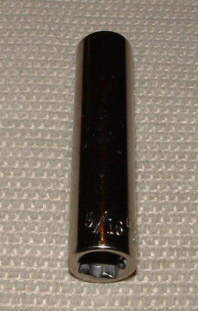 Craftsman 5/16" deep well socket - 1/4 drive - 6 point - g2d series - 34614 nice