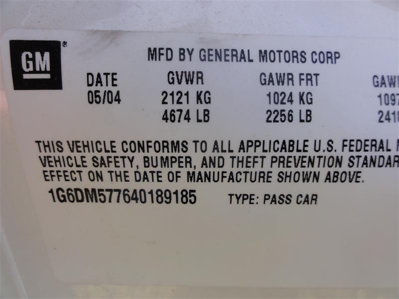 04 05 cadillac cts starter motor 2.8l