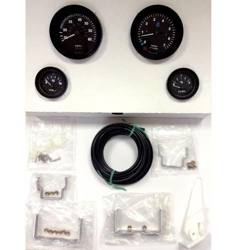Teleflex 65483P 4 Gauges Set Blue Vector Series Hi Quality Brand New, US $129.23, image 2