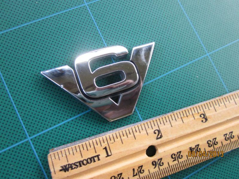 2001 ford escape v6 fender liftgate emblem 01-07 badge ornament trunk rear..nice