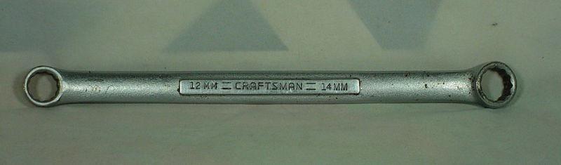 Craftsman metric box wrench 12mm and 14mm 12 point box wrench # 42956