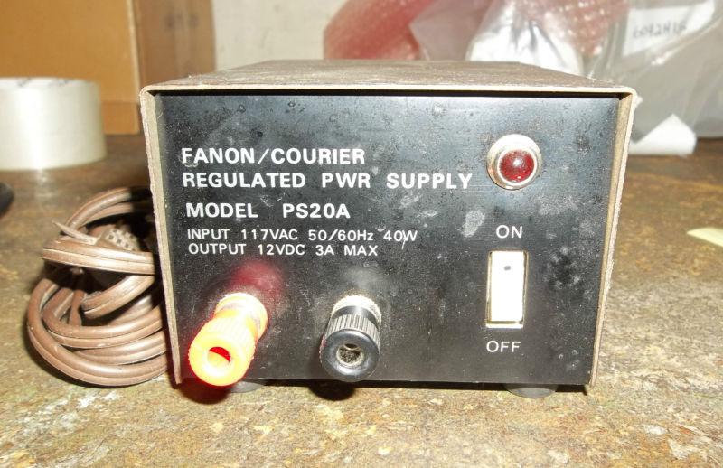 Aviation fanon/courier regulated pwr supply model ps20a