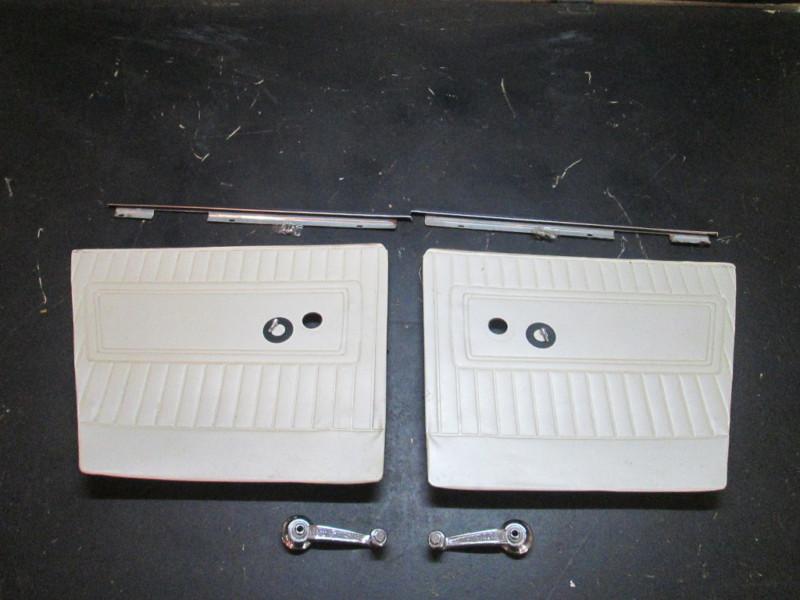 67 68 69 barracuda fastback rear white interior panels formula s pillar 340 383 