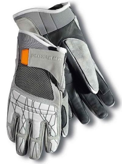 Bmw genuine motorcycle motorrad riding airflow glove silver size 8 - 8 1/2