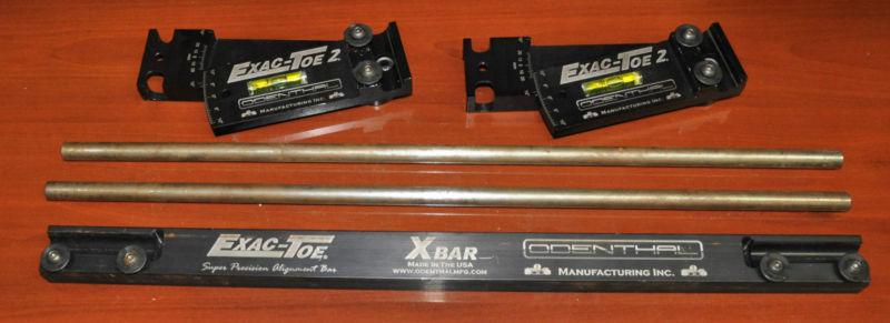 Go kart racing kart alignment odenthal exac-toe 2 toe bar with spindle extenders