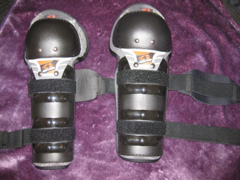 Evs option knee / shin guards adult black new