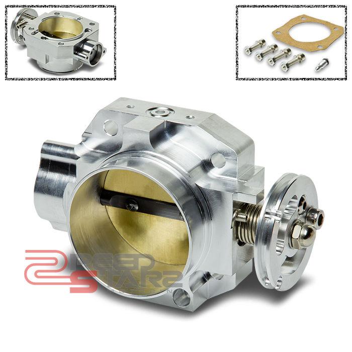 70mm b/d/h/f series aluminum intake manifold engine silver throttle body valve