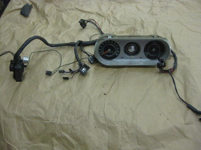 62 63 64 65 nova dash cluster with fuse box wiring speedo  chevy ii low miles!