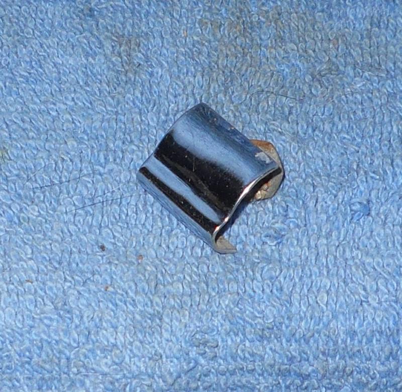 Chrysler imperial flight sweep trunk lid molding fastener nice! 1957,58, 59