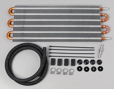 Flex-a-lite translife transmission cooler 4120 7.5" x 20" 3/8" inlet/outlet