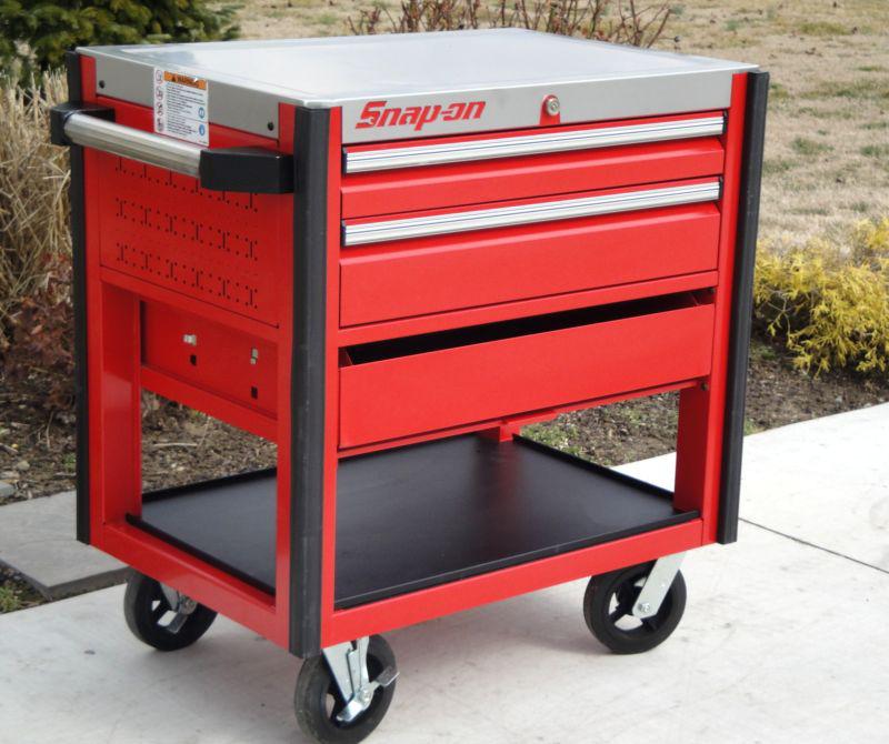 Snap On Red Epiq Tool Cart Box & Stainless Steel Top  KRSC101PBO, US $1,500.00, image 1