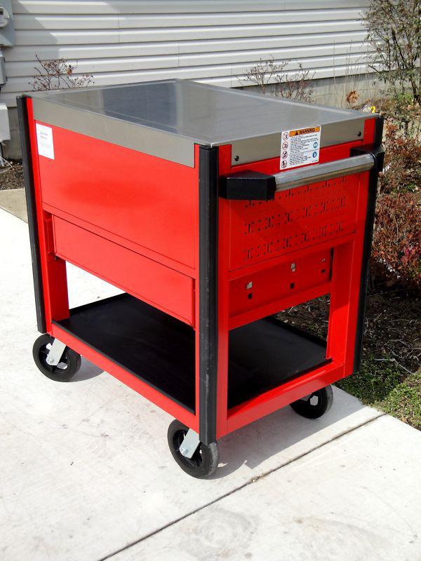 Snap On Red Epiq Tool Cart Box & Stainless Steel Top  KRSC101PBO, US $1,500.00, image 7