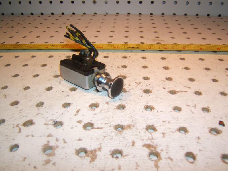 Mercedes ponton w180 220s/se two stage push-pull blower switch with knob &washer