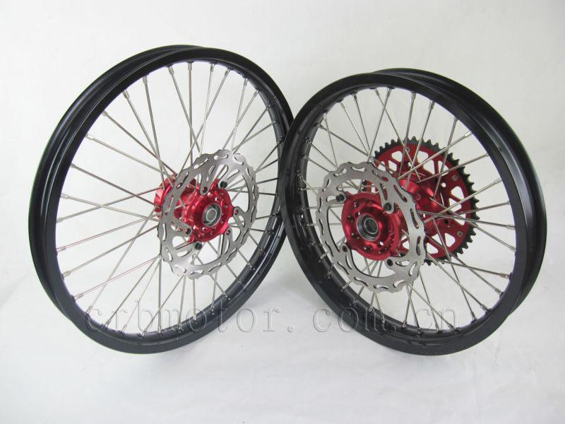  honda crf450 crf 450 crf450r 450r  2013  1.6*21&2.15*19 wheels