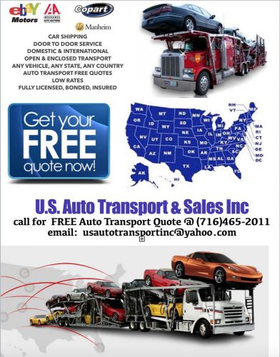 Car shipping domestic &amp; international. auto transport free quote. best prices!!!