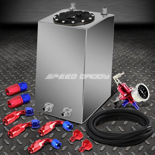 Purchase 3 GALLON ALUMINUM RACING FUEL CELL GAS TANK+CAP+LINE KIT