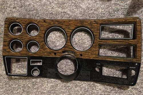 1976 chevrolet gmc gauge cluster bezel trim