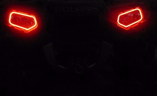 Halo rings for headlights - led scrambler 850 1000 polaris 2013 2014 2015 2016