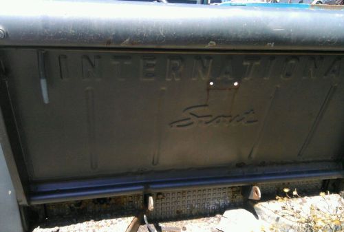 4 international scout tailgate lots of years