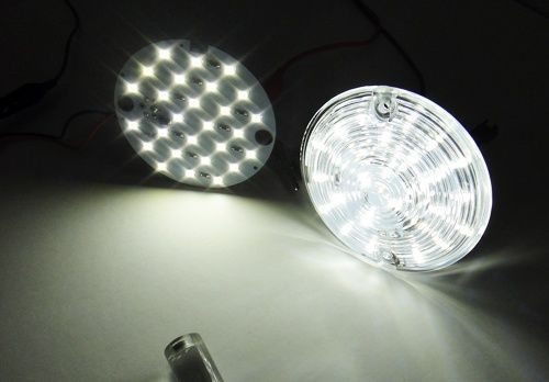 White led harley touring turn signal light road king glide electra ultra 1157 fl