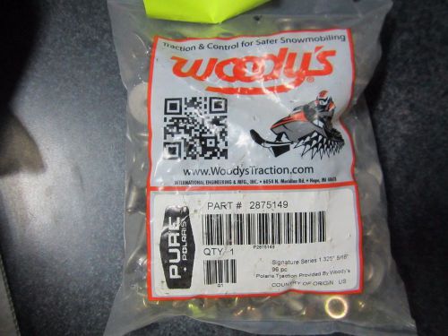 Woodys signature series 60° stainless steel carbide studs w/ nuts 1.325" x 5/16"