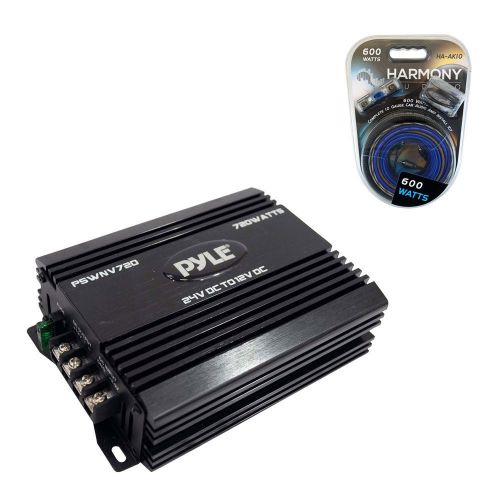 Pyle car stereo pswnv720 24v dc to 12v dc power step down converter 720w amp kit