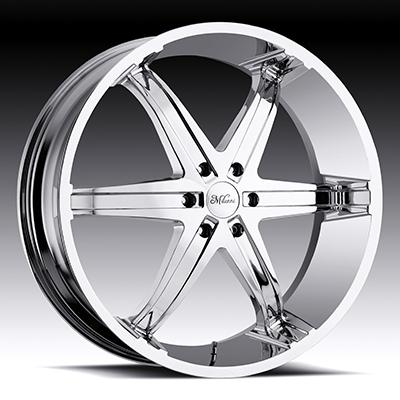 22" wheels rims milanni kool whip 6 chrome challenger charger magnum 300-300c 