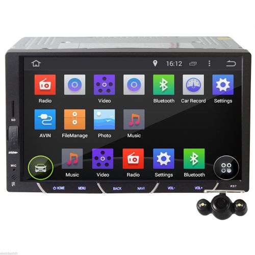 7" 2din android 4.4 car stereo gps navigation 3g wifi bt ipod 1080p video+camera