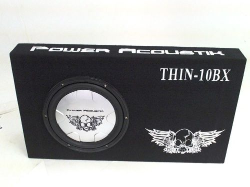 Thin-10bx 10&#034; enclosed subwoofer 10 inch 550 watt 550w 4-ohm speaker box