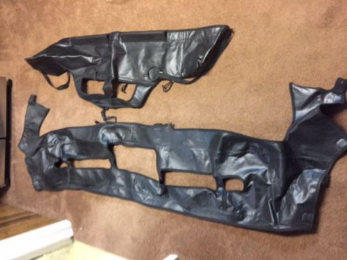 Front end mask bra 2pc. fits bmw 525i 530i 540i 2001-2003 w/license w/wash