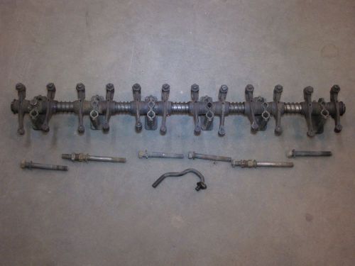 Gmc 228 236 248 + rocker arm shafts bolts oil tube 47 48 49 50 51 52 +