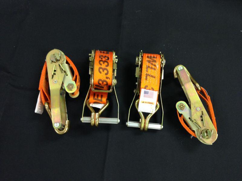 Purchase (16 pc) SGL AUTO HAULER CAR TRAILER TOWING TIE DOWN AXLE STRAP