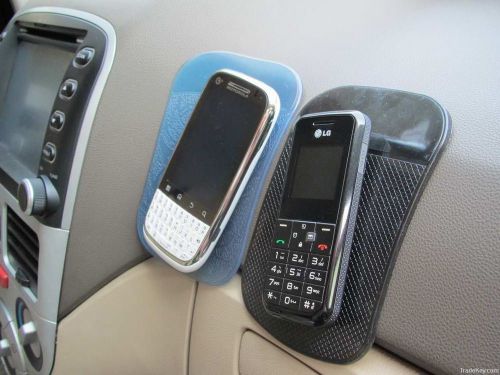 (3) magic sticky pad anti-slip non slip mat for iphone, mp3,sun glasses,gps.
