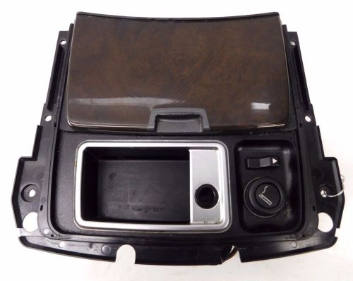 2006-2008 bmw 750li e66 e65 oem center console ashtray lighter wood trim