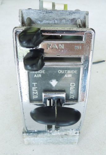 1955-1959 chevy truck  deluxe heater control #3 - reconditioned - nos switch