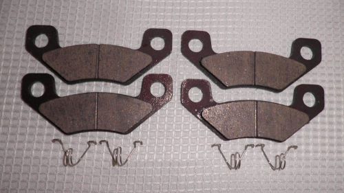 Bad boy buggy brake pad set with anti-rattle springs