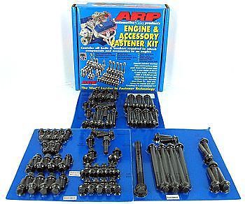 Arp engine &amp; accessory fastener kit 555-9801 ford 429-460 black oxide hex head