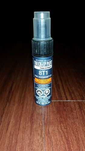 Genuine toyota touch up paint 1/2 oz pen &amp; brush 8t1 bayou blue metallic