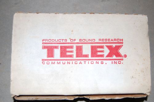 New telex tel-66t transistorized noise cancelling microphone